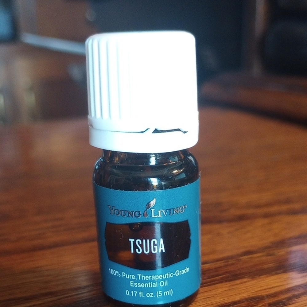 Young Living Tsuga Essential Oil - Blue and White - Picture 4 of 4